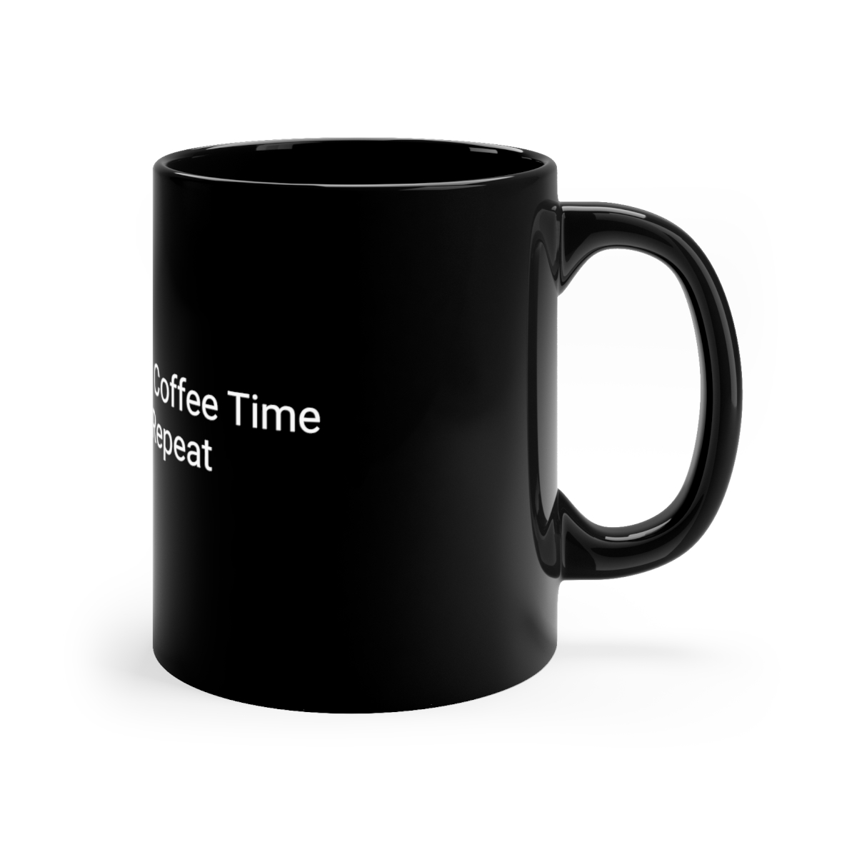 11oz Black Mug | Dels Design