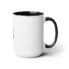 White Two-Tone Coffee Mugs, 15oz | Dels Design