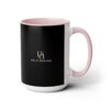 Two-Tone Coffee Mugs, 15oz